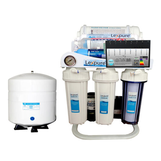 دستگاه تصفیه آب خانگی 9 مرحله ای نانو فیلتراسیون - اکسیژن ساز- املاح معدنی - قلیایی ساز - اسمزمعکوس مدل XN-1900