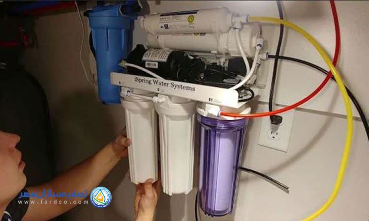 تعویض قطعات دستگاه تصفیه آب برای استفاده از آنتی اسکالانت در دستگاه تصفیه آب